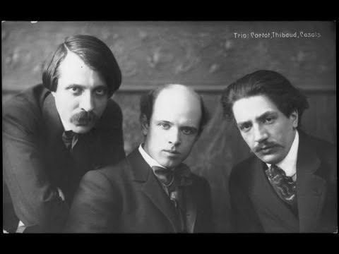 Beethoven:   Piano Trio in B flat major op. 97 "Archduke"  -  Thibaud, Casals, Cortot (London, 1928)