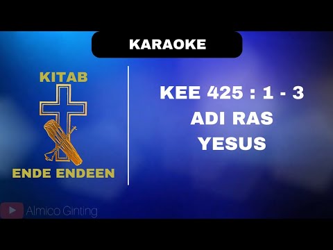 KEE GBKP 425 : 1 - 3 " ADI RAS YESUS " ( KARAOKE + LIRIK )