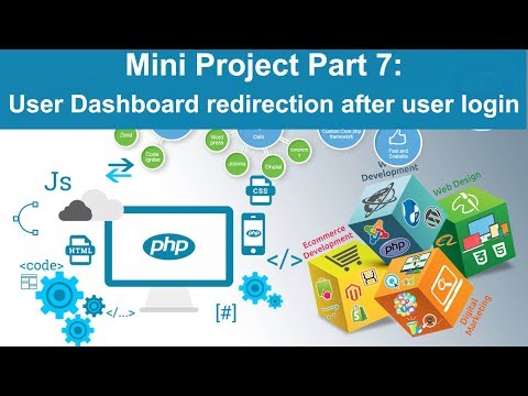 php tutorial in hindi Mini Project Part 7 User Dashboard redirection after login