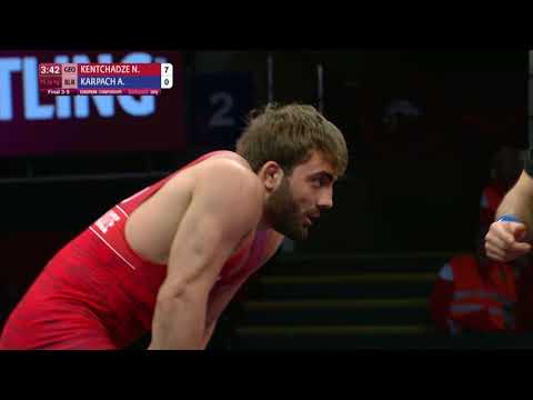 BRONZE FS - 79 kg: N. KENTCHADZE (GEO) v. A. KARPACH (BLR)