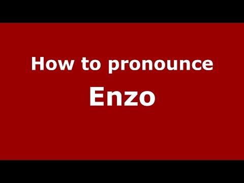 How to pronounce Enzo (Spanish/Argentina) - PronounceNames.com