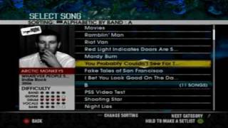 Rock Band 2 Drum Custom : Arctic Monkeys - You Probably Couldn&#39;t See...