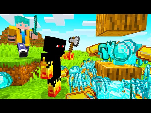 HUNTER vs FUGITIVE TREE BREAK OP IN MINECRAFT