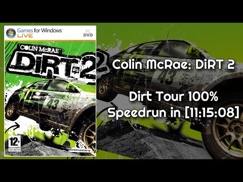 Colin McRae: DiRT 2 - Dirt Tour 100% Speedrun in [11:15:08] [Former WR]