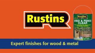 Rustins Quick Dry Shed & Fence Clear video thumbnail