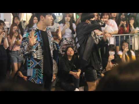 홍대 공연 160528 Danger-방탄소년단 by DOB 디오비 박진 동한 focus @ Hongdae (cr.neunggozzi)