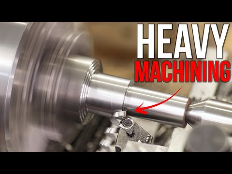 Mini Lathe Heavy Machining In Steel - It Can Be Done