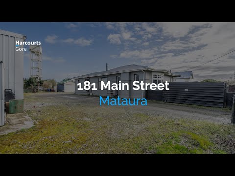 179-181 Main Street, Mataura, Southland, 3房, 1浴, 独立别墅