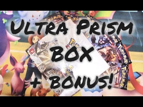 Pokémon Ultra Prism Booster Box Opening PLUS BONUS