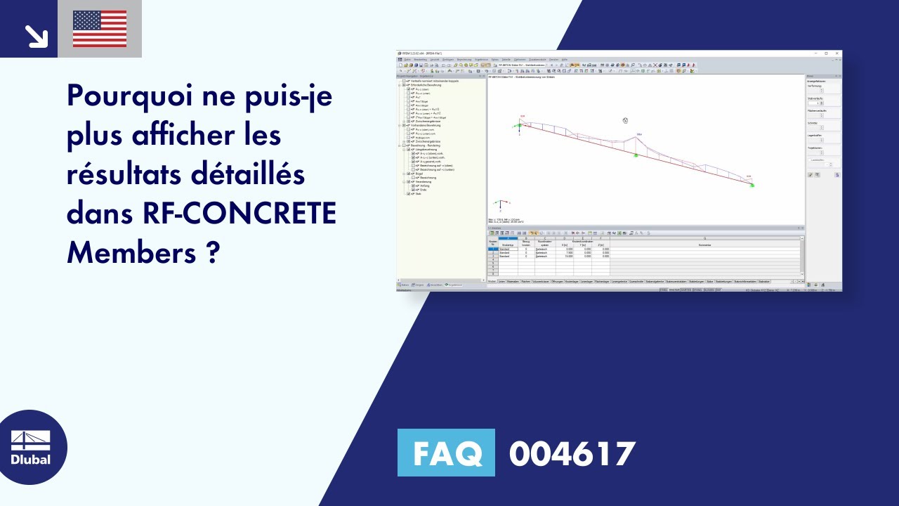 FAQ 004617 | Pourquoi ne puis-je plus afficher les résultats intermédiaires dans RF-CONCRETE Members ?