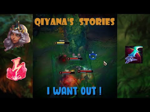Qiyana Eclipse vs 3 hunters (Kayn, Gragas and Lucian)