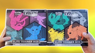 Mở 2 Hộp Evolving Skies Elite Trainer Box