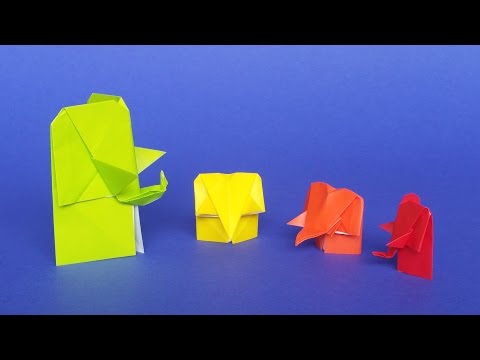 Cute Origami Elephant Tutorial