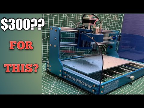 $300 DESKTOP CNC!! Is It Worth It? SainSmart Genmitsu 3018 PROVer V2 #desktopcnc #makemoney
