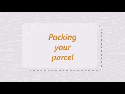 Part of a video titled How to pack your parcel before sending by courier - YouTube