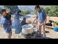 Nomadic life: Burhan and Farah cook local buttermilk