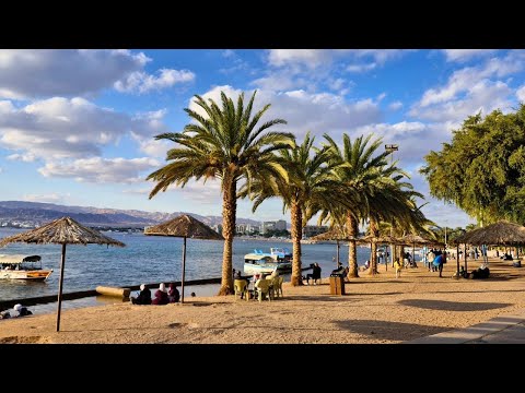 🇯🇴 Walking Aqaba’s Red Sea Coast From City Streets to the Beach