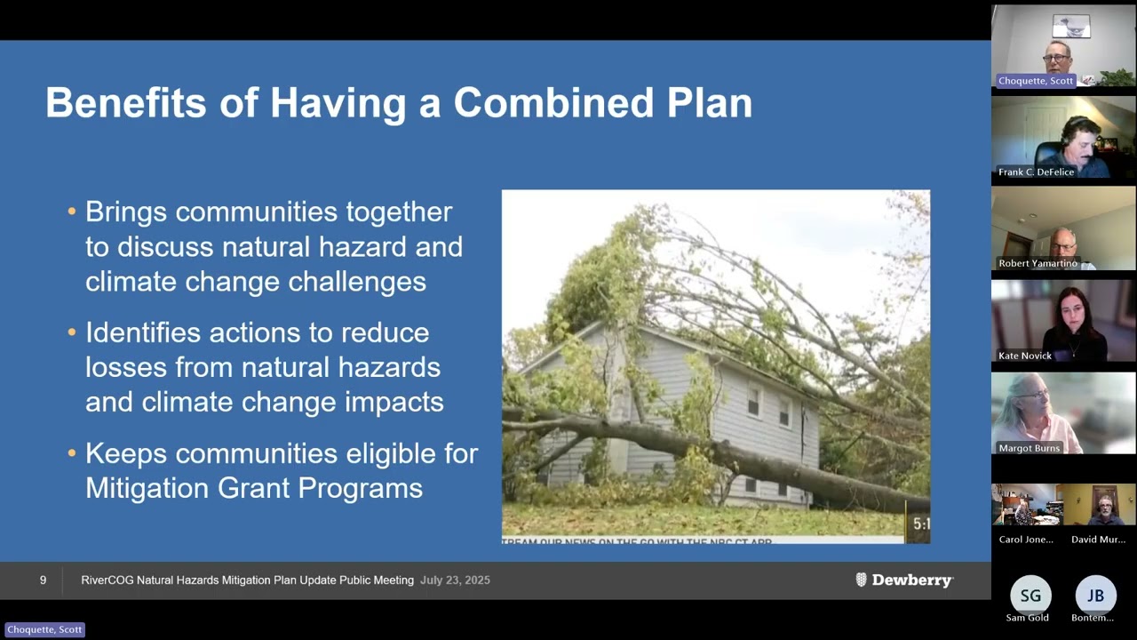 Natural Hazard Mitigation Plan - 2026 Updates - First Public Meeting