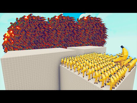 100x BANANA CAT + 1x GIANT vs EVERY GOD - Totally Accurate Battle Simulator TABS