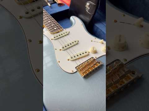 2025 Fender Custom Shop ‘65 Stratocaster Gold Hardware Channel Bound LTD LCC - Ice Blue Metallic image 21