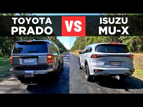 Drag Race: 2026 Isuzu MU-X vs Toyota LandCruiser Prado – 0-100 & comparison