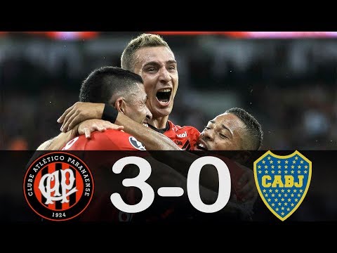 Resumen de Atletico Paranaense 3-0 Boca Juniors Goles Copa Libertadores 2019
