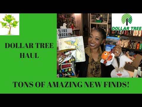 Dollar Tree 🌳 Haul~Tons of Amazing Finds~Easter, Stickers, Decor, Beauty Items & So Much More😍❤️ Video