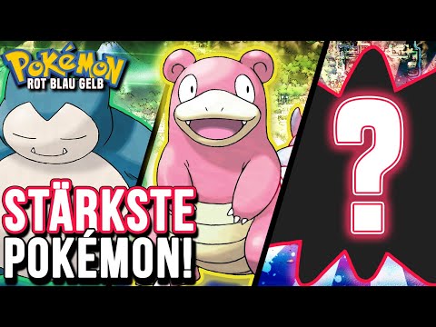Die 10 STÄRKSTEN nicht legendären Pokemon aus ROT BLAU und GELB!