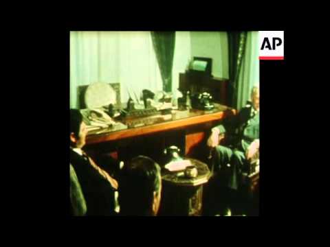 SYND 1 12 75 FORMER FRENCH PREMIER MURVILLE ARRIVES