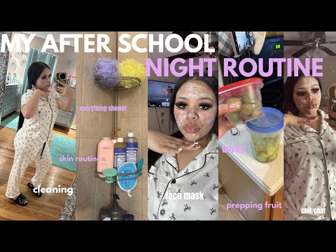 MY AFTER SCHOOL NIGHT ROUTINE ྀིྀིྀིྀིྀི driving, self care, everything shower, chit-chat