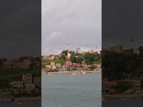 Travessia de ferry bolt para a praia de Itaparica, Salvador Bahia ♡ #salvadorbahia