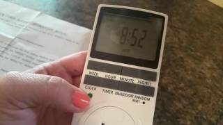 KEDSUM Digital LCD Programmable Plug-in Timer