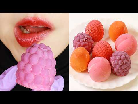 ASMR 15 Different Korean Ice Cream Mukbang with honest review subtitles (no talking) 🍦