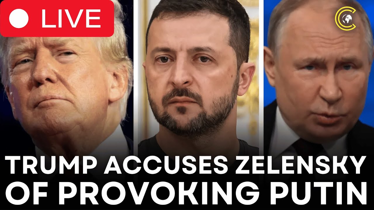 LIVE | Trump Holds Zelensky Accountable for War with Russia, Plans to Cut US Support | CLRCUT