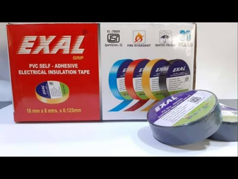 Excel black pvc tape electric