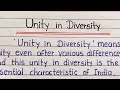 Unity In Diversity English Essay Writing Unity In Diversity In India Essay AJ Pathshala