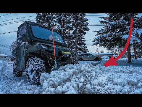 WINTER CLEAN UP! Over a FOOT of SNOW! ❄️ + NEW GEAR!!