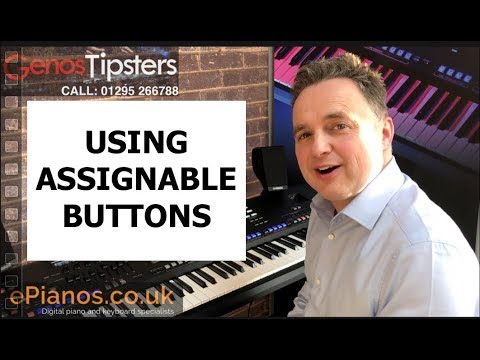 How to use Assignable buttons on Yamaha Genos keyboard