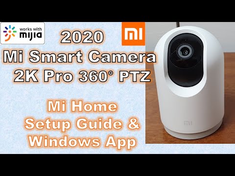 Xiaomi Mi 360° Namų apsaugos kamera 2K Pro, Balta