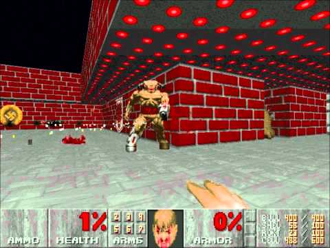 Doom { Punching The Cyberdemon To Death & With Only 1 Health  } Ultra Violence