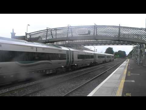 Irish Rail 22000 DMU 22036 departs Kildare going to Portloaise