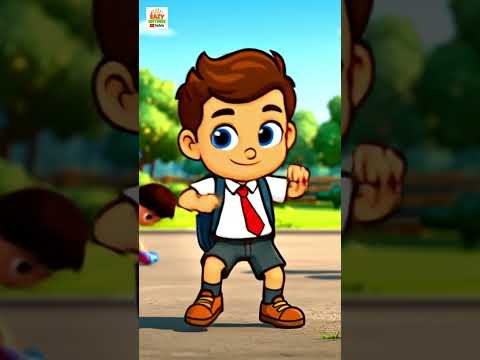kids rhyme ABC song boy dancing in school  #cartoon #kidsrhymes #nurseryrhymes  #eazyrhymes #kids