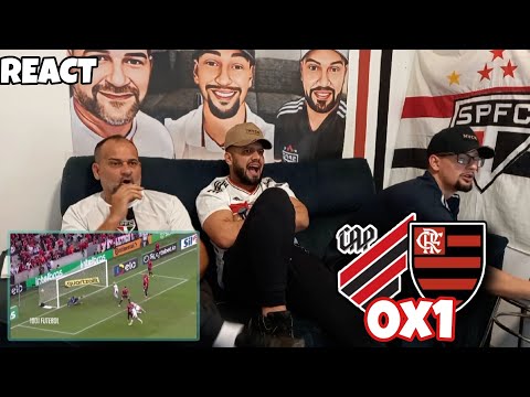 REACT ATHLETICO PR 0X1 FLAMENGO - AMAZING BICYCLE KICK GOAL