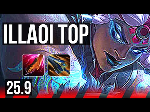ILLAOI vs JAYCE (TOP) | 1100+ games | NA Master | 25.9