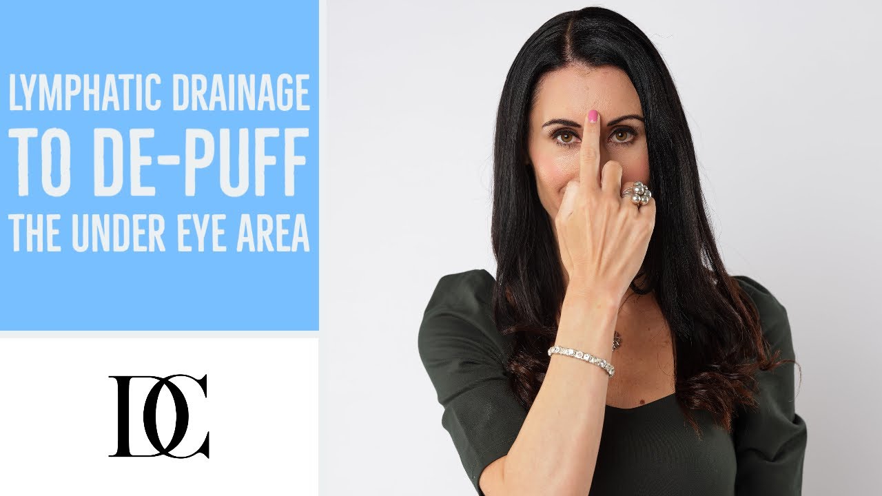 Lymphatic Drainage To De Puff The Under Eye Area