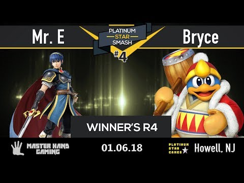 Platinum Star Smash 4 - Mr. E (Lucina, Marth) vs Bryce (Dedede) - Winner's R4