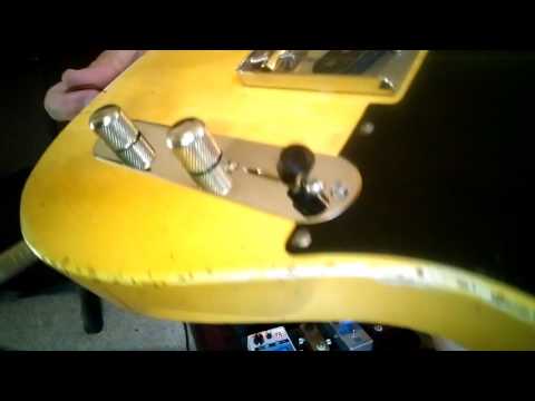 Adder Tele Neck PU in Danocaster Blackguard