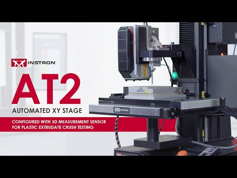 AT2 Automated XY Stage | Configured for Plastic Extrudate Crush Testing