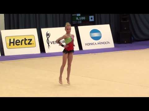 Ginástica Rítmica - Campeonato Nacional de 1ª divisão 2014 - Dinora Bondar - Movimentos Livres