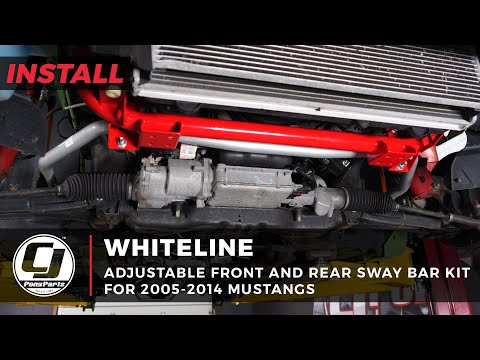 2005-2014 Mustang Install | Whiteline Adjustable Heavy-Duty Front and Rear Sway Bars